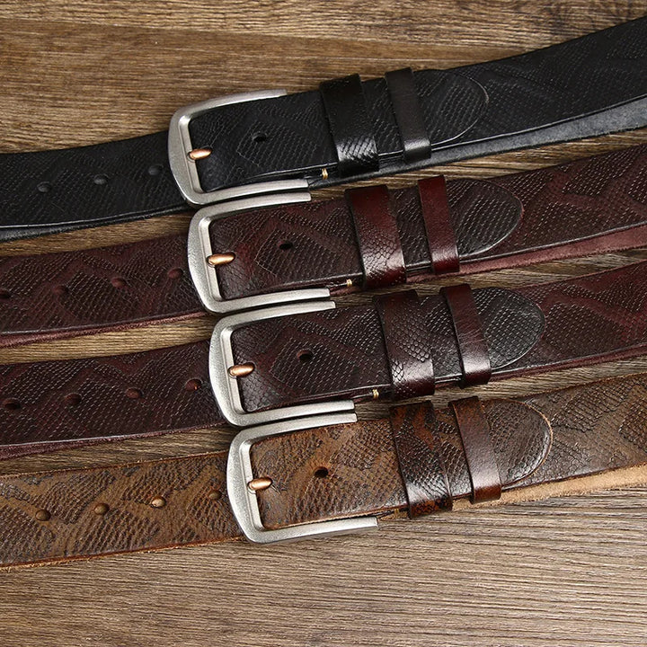 Colton Snake Leather Belt