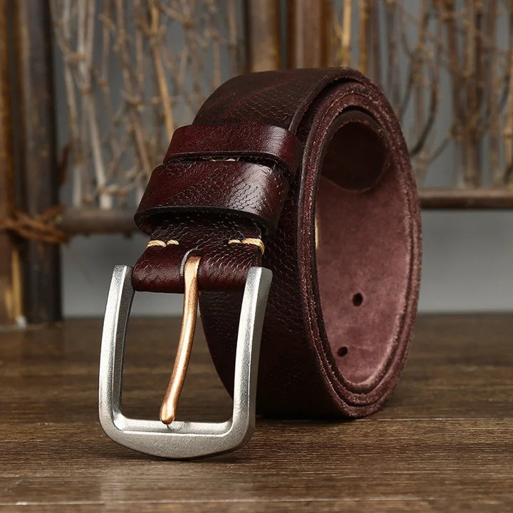Colton Snake Leather Belt