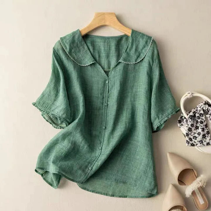Siena Linen Blouse