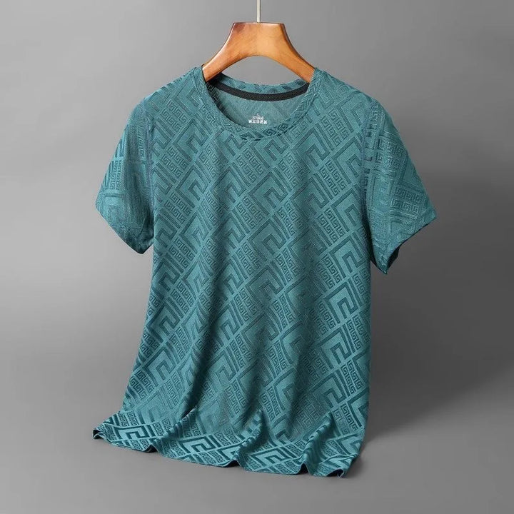 Santorini Greek Pattern T-Shirt