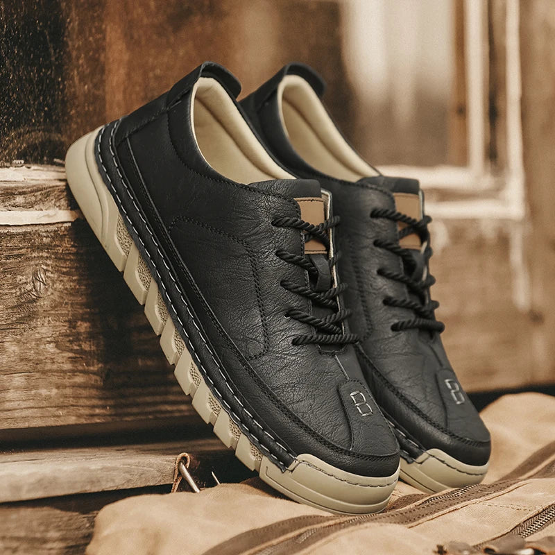 Rowan Low Leather Sneakers