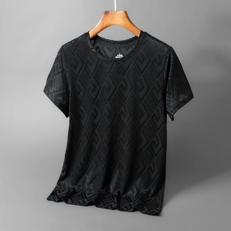 Santorini Greek Pattern T-Shirt