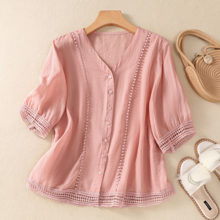 Coastal Linen Blouse