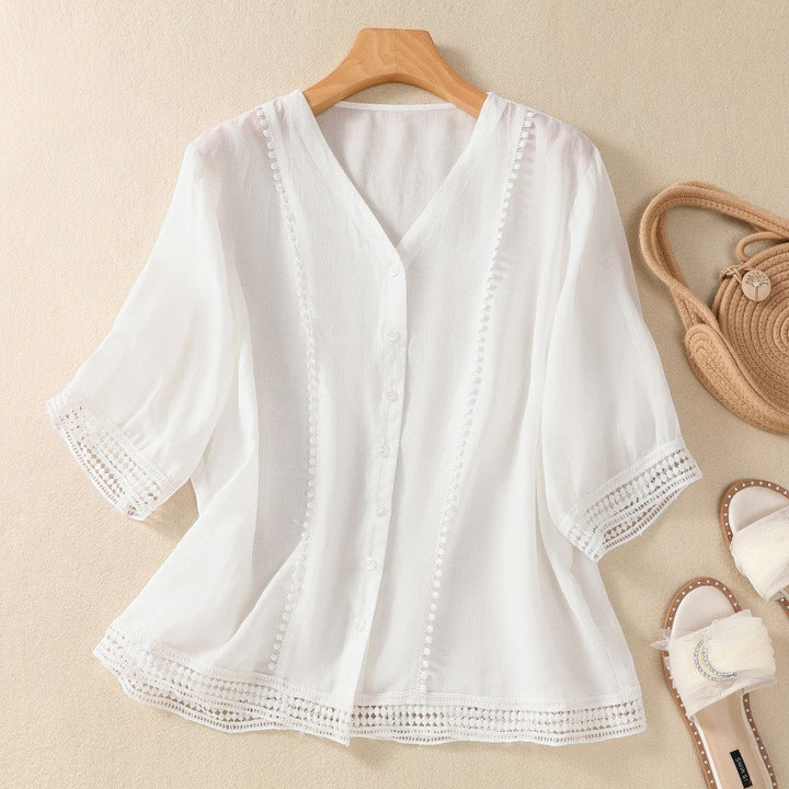 Coastal Linen Blouse