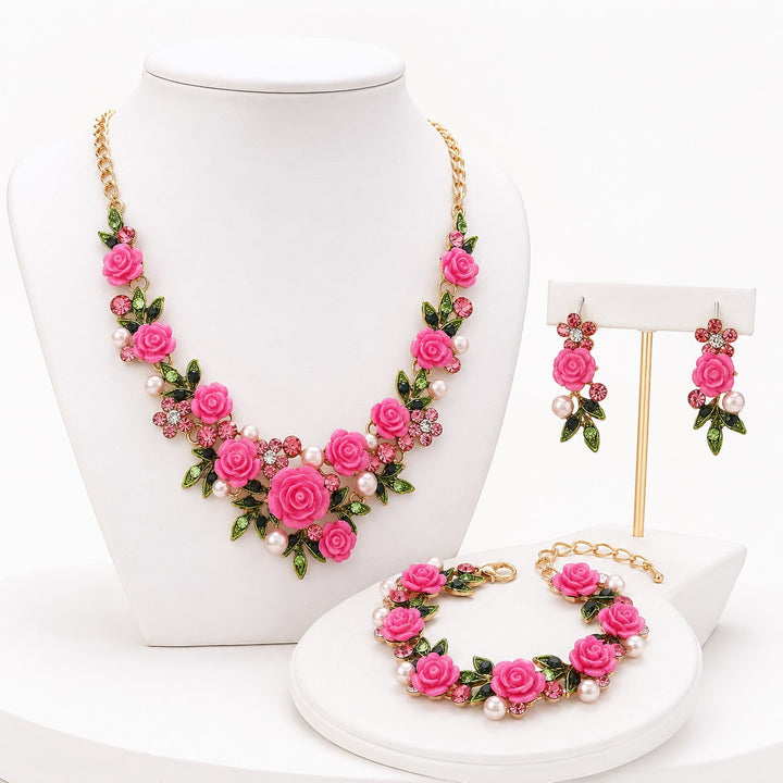 Rose Garden Jewelry Set